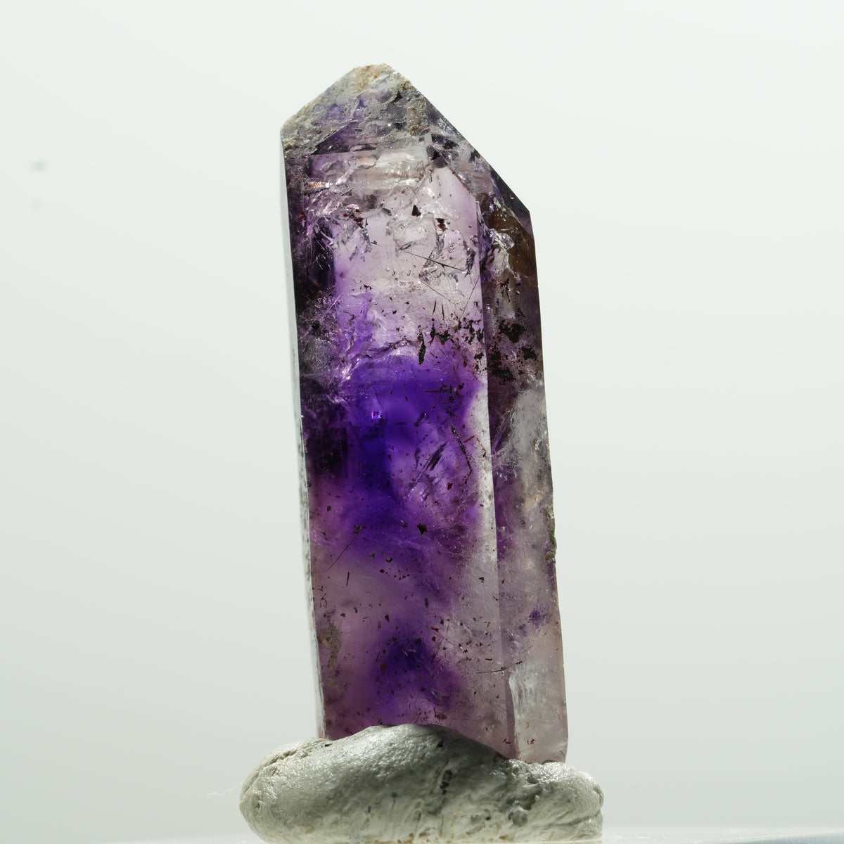 Seltene Skelett Phantom Amethyst Spitze Brandberg, Namibia 35*13*8mm #13605