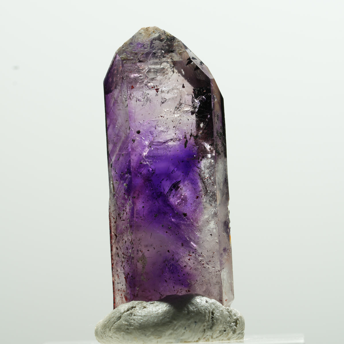 Seltene Skelett Phantom Amethyst Spitze Brandberg, Namibia 35*13*8mm #13605