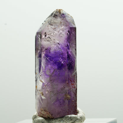 Seltene Skelett Phantom Amethyst Spitze Brandberg, Namibia 35*13*8mm #13605