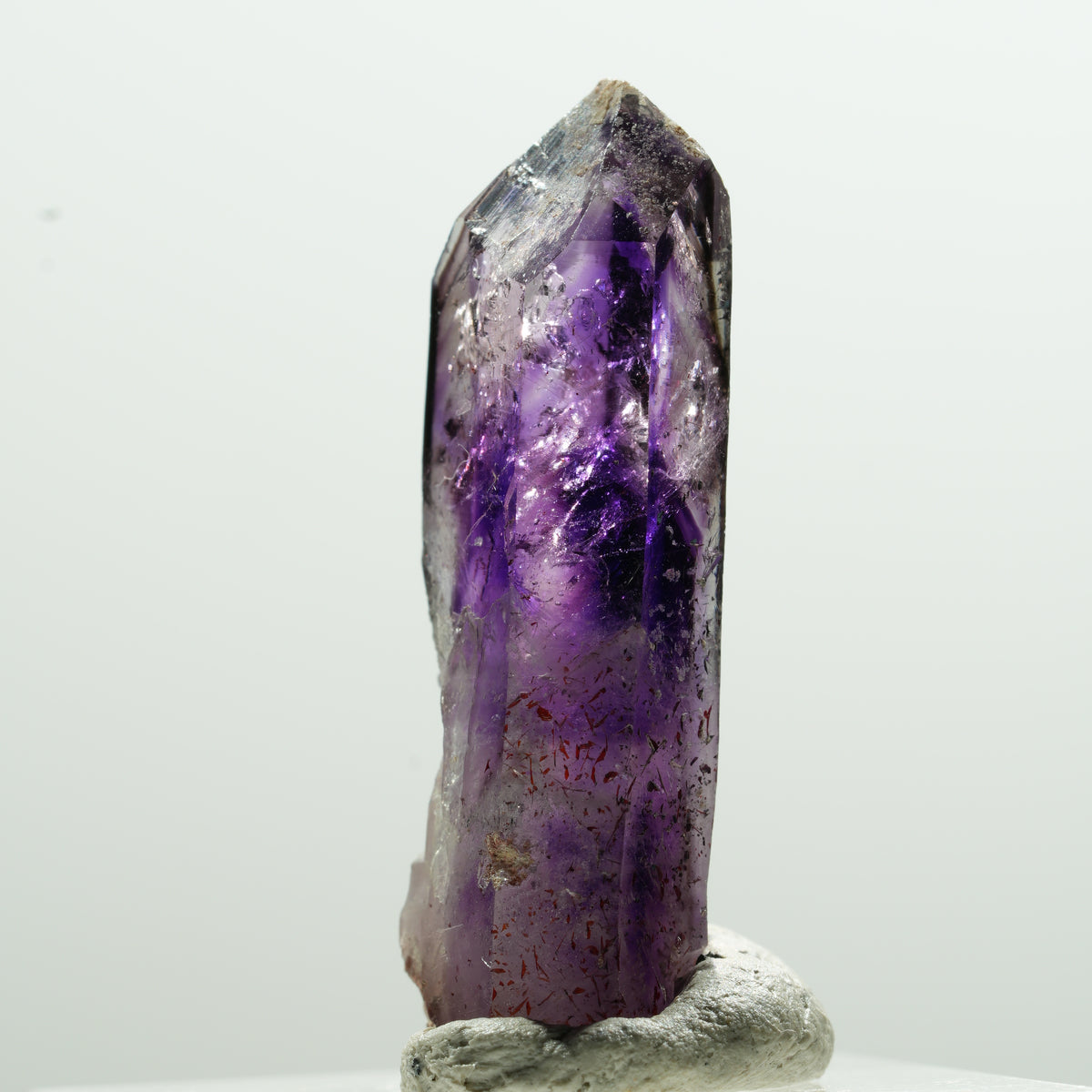 Seltene Skelett Phantom Amethyst Spitze Brandberg, Namibia 35*13*8mm #13605