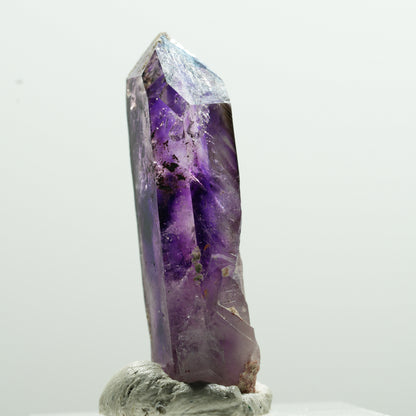 Seltene Skelett Phantom Amethyst Spitze Brandberg, Namibia 35*13*8mm #13605
