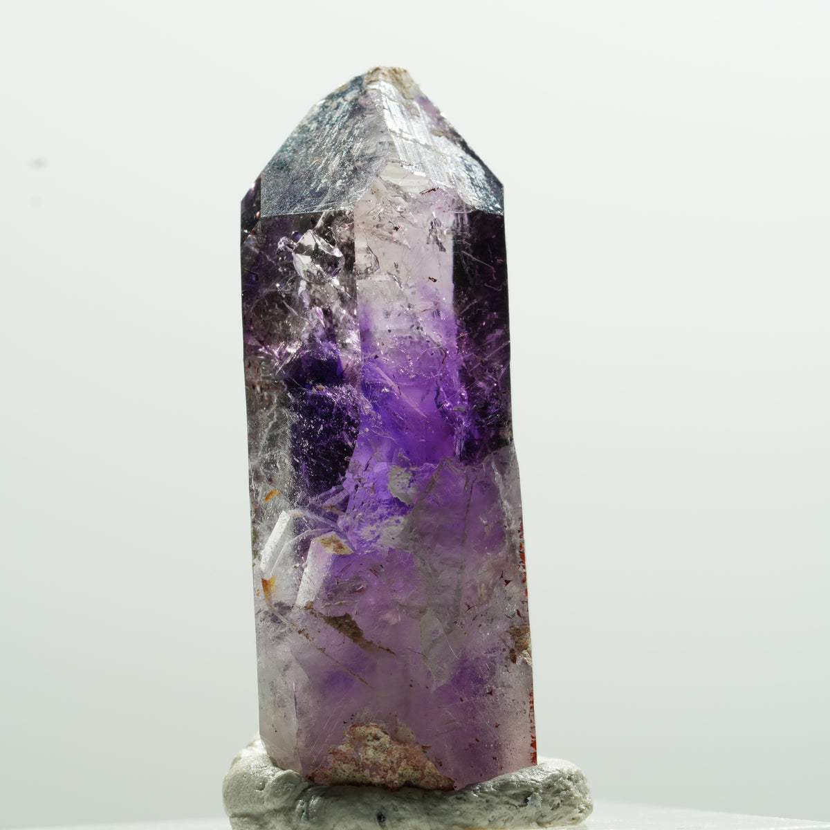 Seltene Skelett Phantom Amethyst Spitze Brandberg, Namibia 35*13*8mm #13605