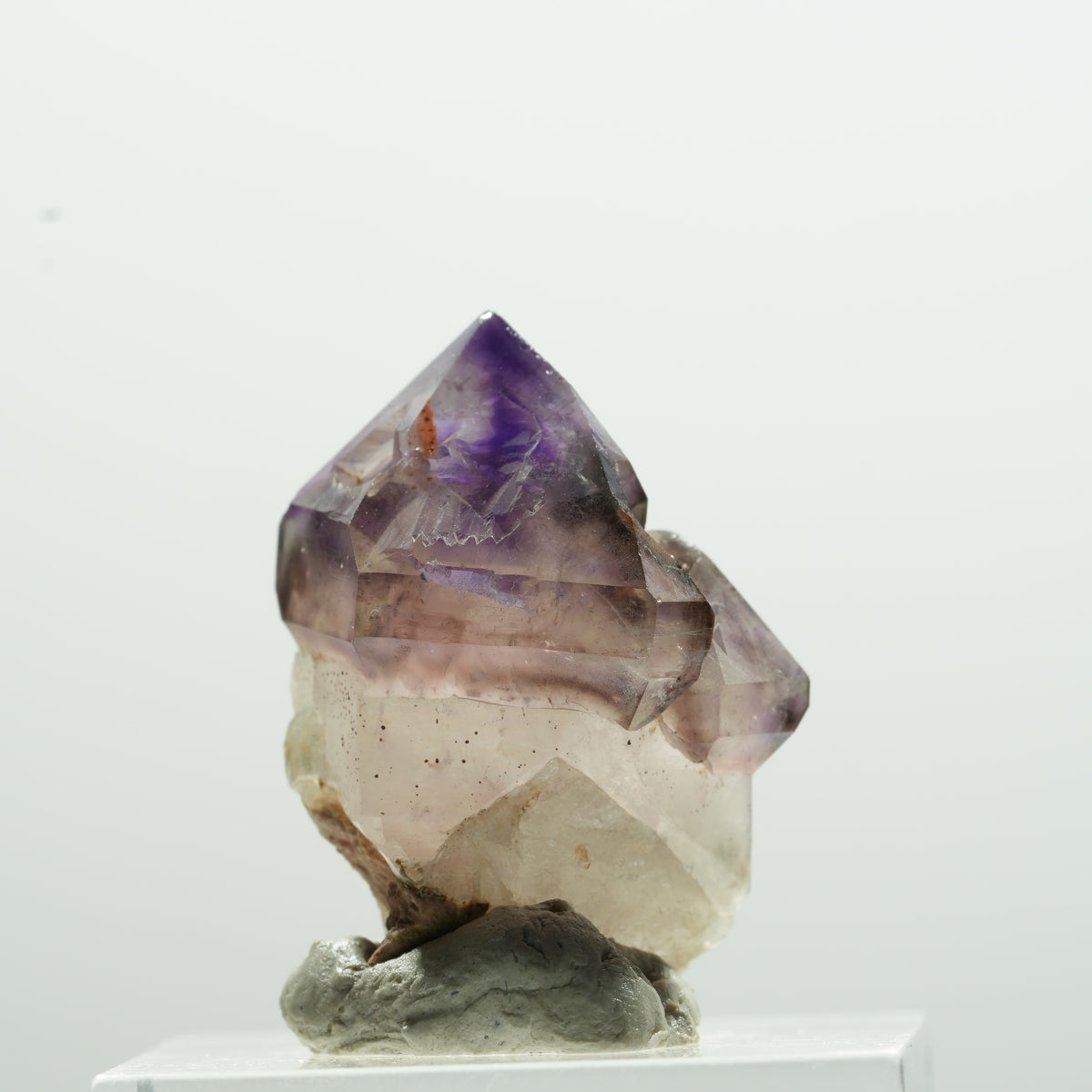 Seltene Phantom Amethyst Skelett Zepter Spitze Brandberg, Namibia 27*19*18mm #13608