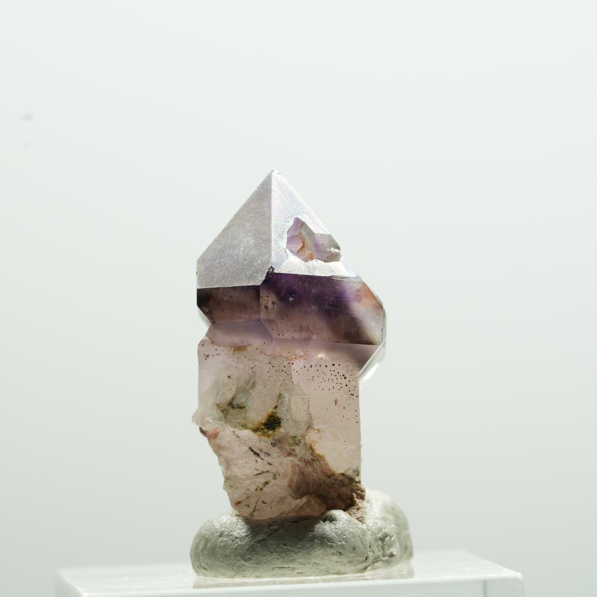 Seltene Phantom Amethyst Skelett Zepter Spitze Brandberg, Namibia 27*19*18mm #13608