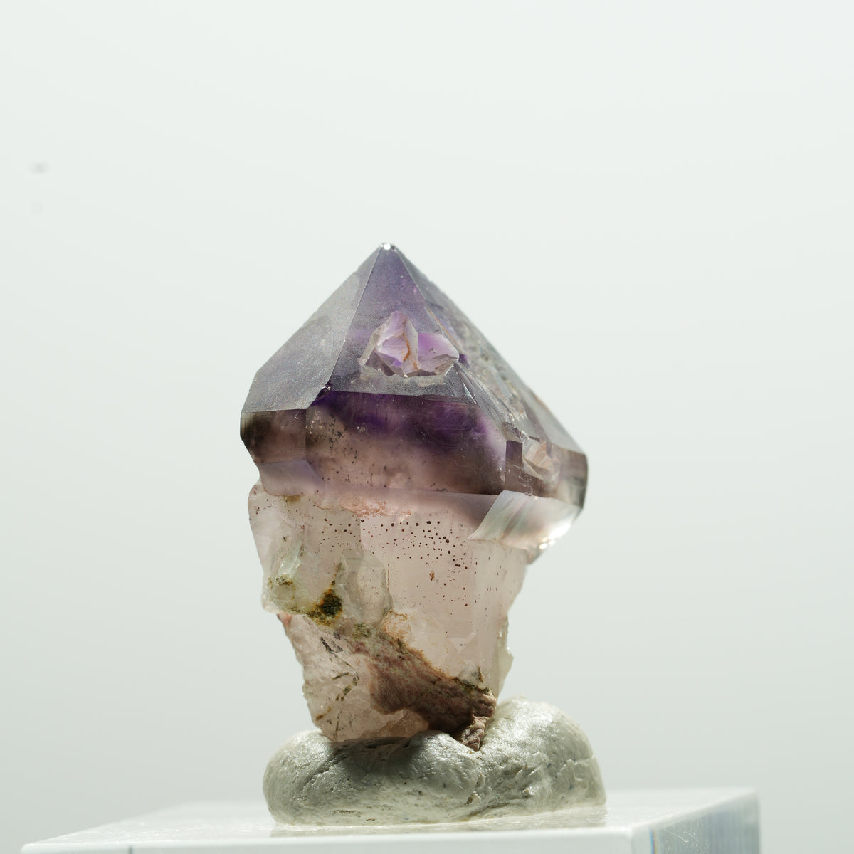 Seltene Phantom Amethyst Skelett Zepter Spitze Brandberg, Namibia 27*19*18mm #13608