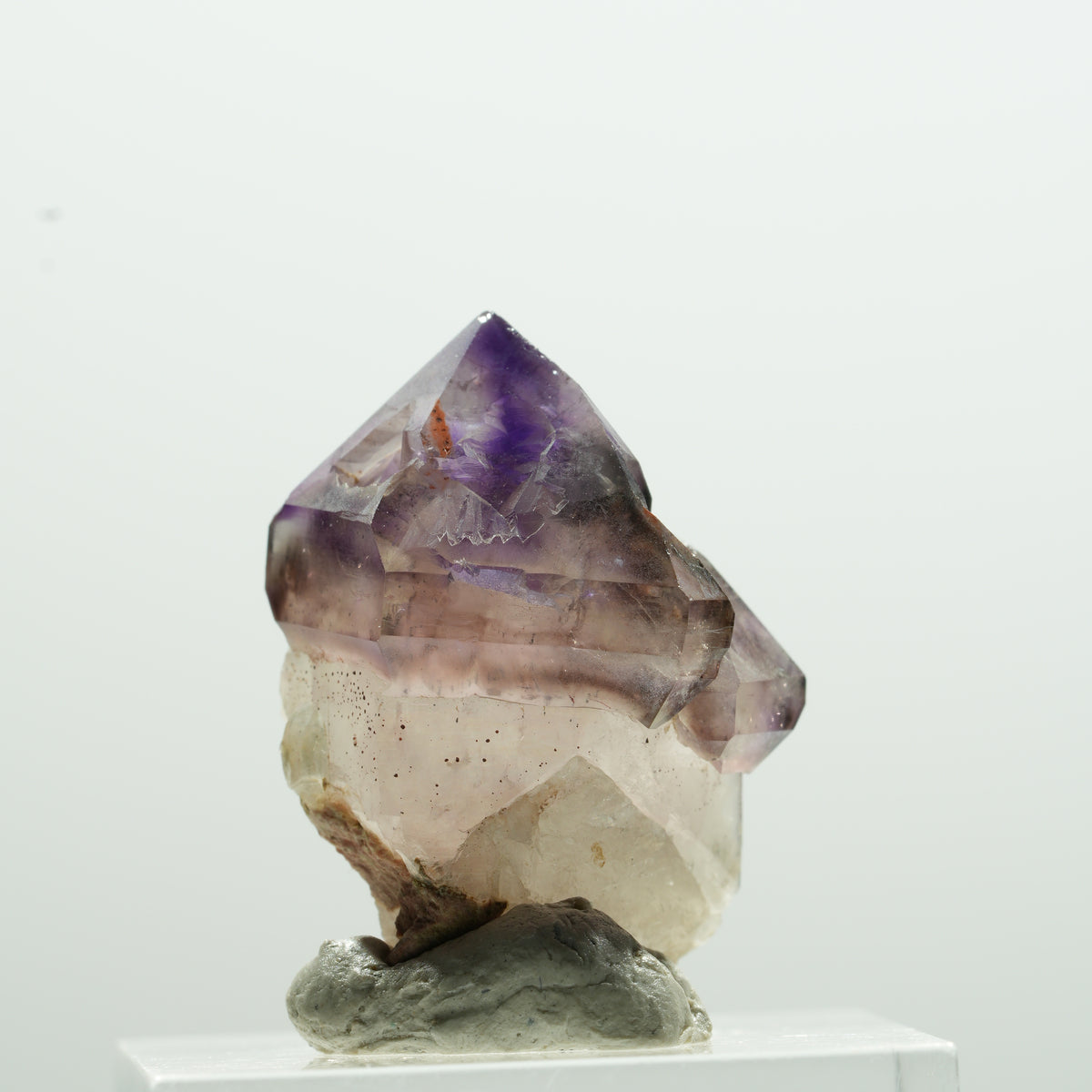 Seltene Phantom Amethyst Skelett Zepter Spitze Brandberg, Namibia 27*19*18mm #13608