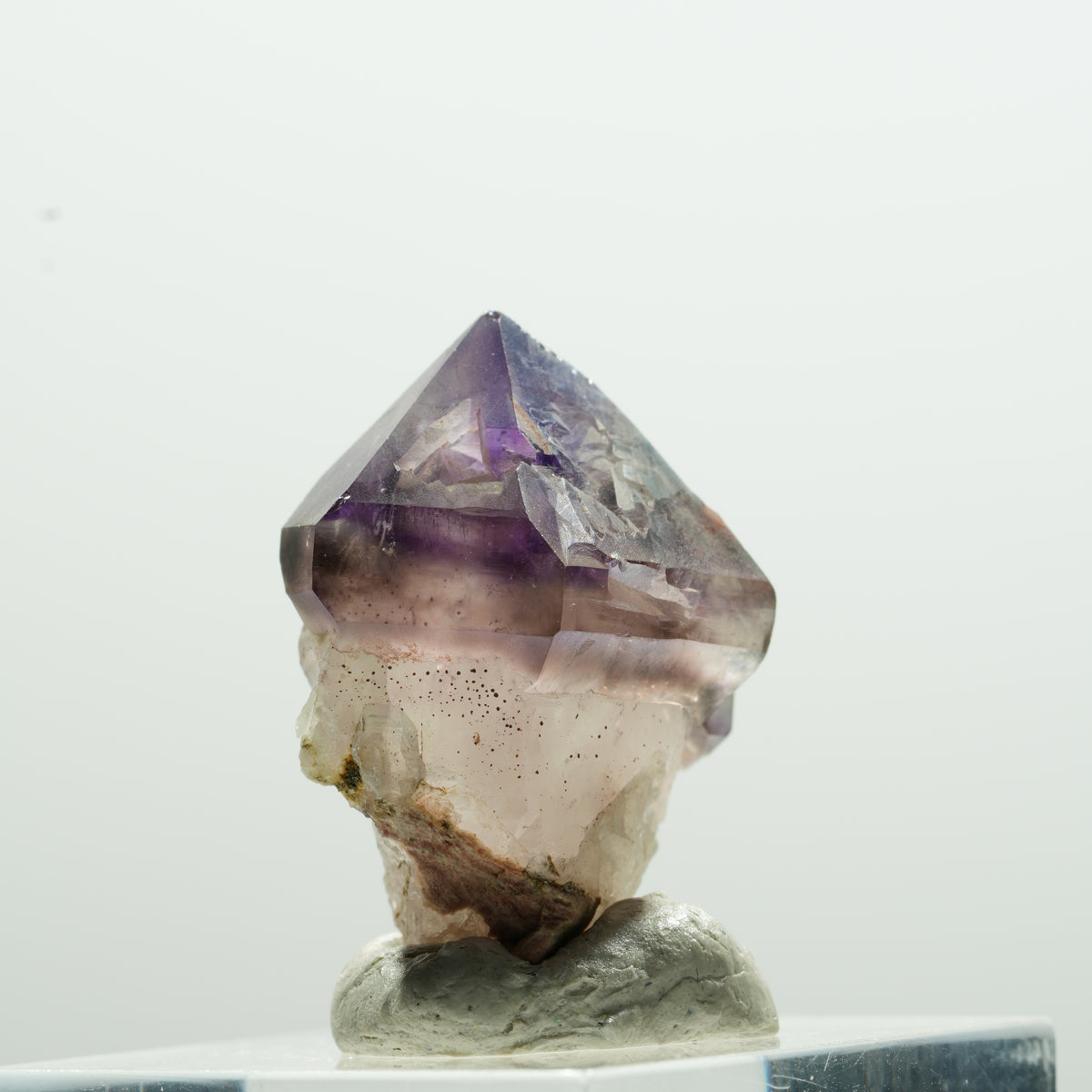 Seltene Phantom Amethyst Skelett Zepter Spitze Brandberg, Namibia 27*19*18mm #13608