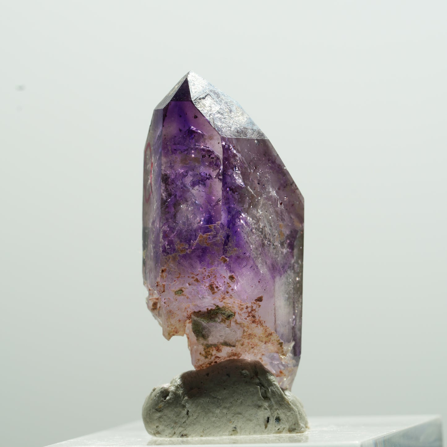 Seltene Skelett Phantom Amethyst Spitze Brandberg, Namibia 33*16*11mm #13609