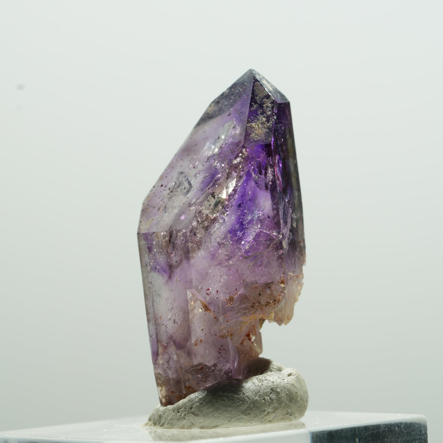 Seltene Skelett Phantom Amethyst Spitze Brandberg, Namibia 33*16*11mm #13609
