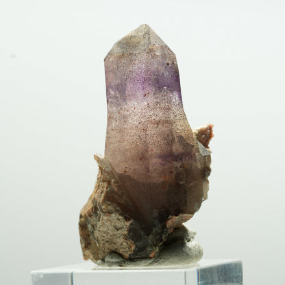Seltene Phantom Amethyst mit Eisen Spitze auf Matrix Brandberg, Namibia 44*29*26mm #13610