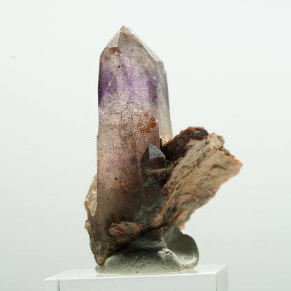 Seltene Phantom Amethyst mit Eisen Spitze auf Matrix Brandberg, Namibia 44*29*26mm #13610