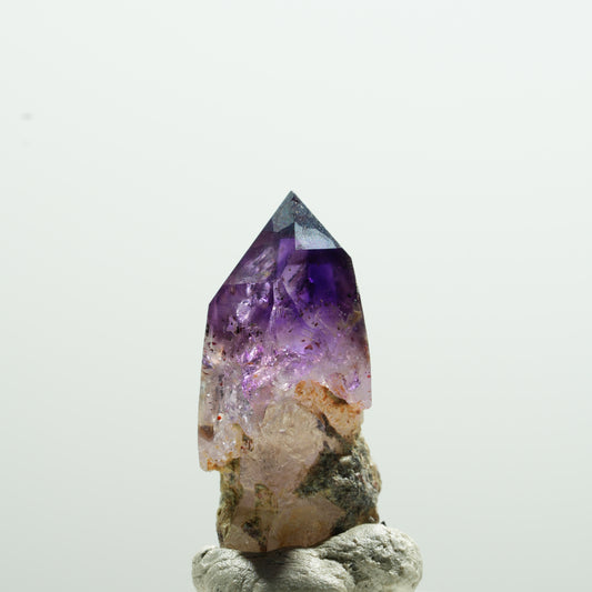 Seltene Phantom Amethyst Zepter Spitze Brandberg, Namibia 28*15*11mm #13611