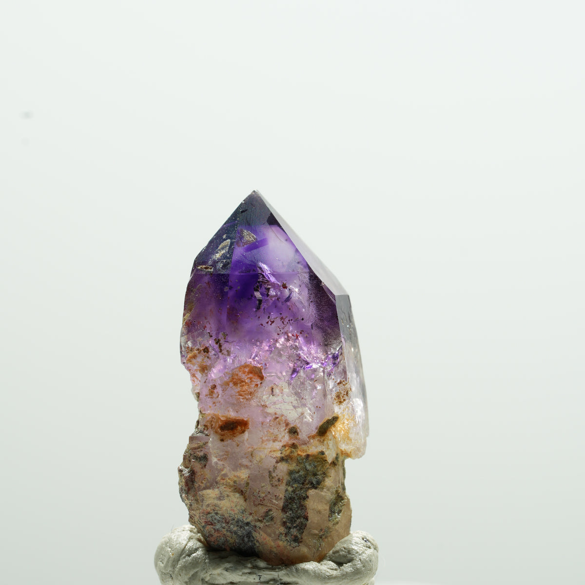 Seltene Phantom Amethyst Zepter Spitze Brandberg, Namibia 28*15*11mm #13611