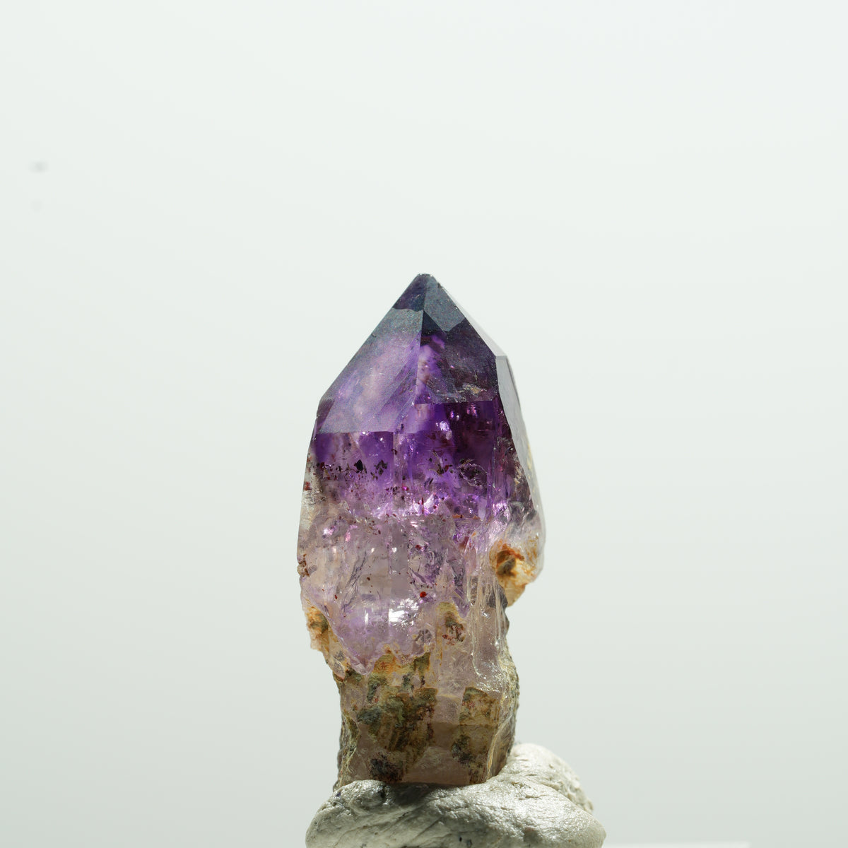 Seltene Phantom Amethyst Zepter Spitze Brandberg, Namibia 28*15*11mm #13611