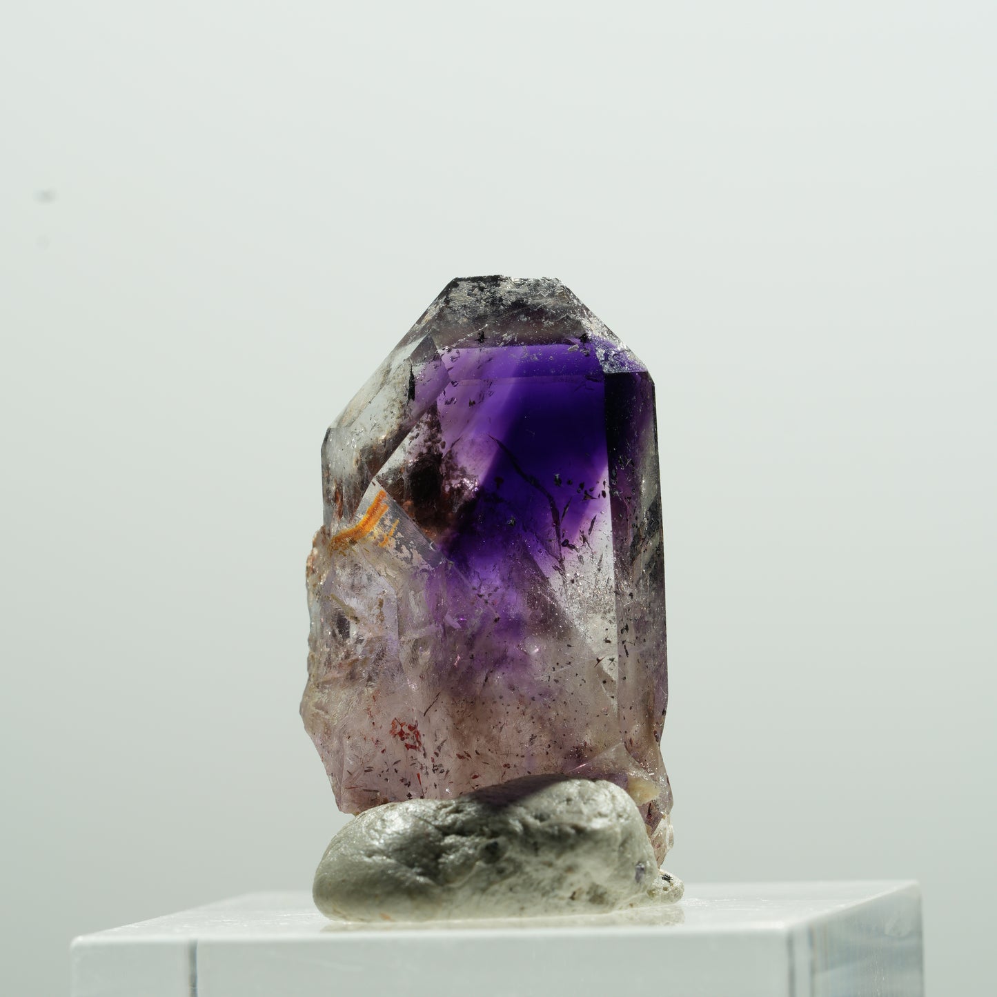 Seltene Phantom Amethyst Zepter Spitze Brandberg, Namibia 26*15*10mm #13612