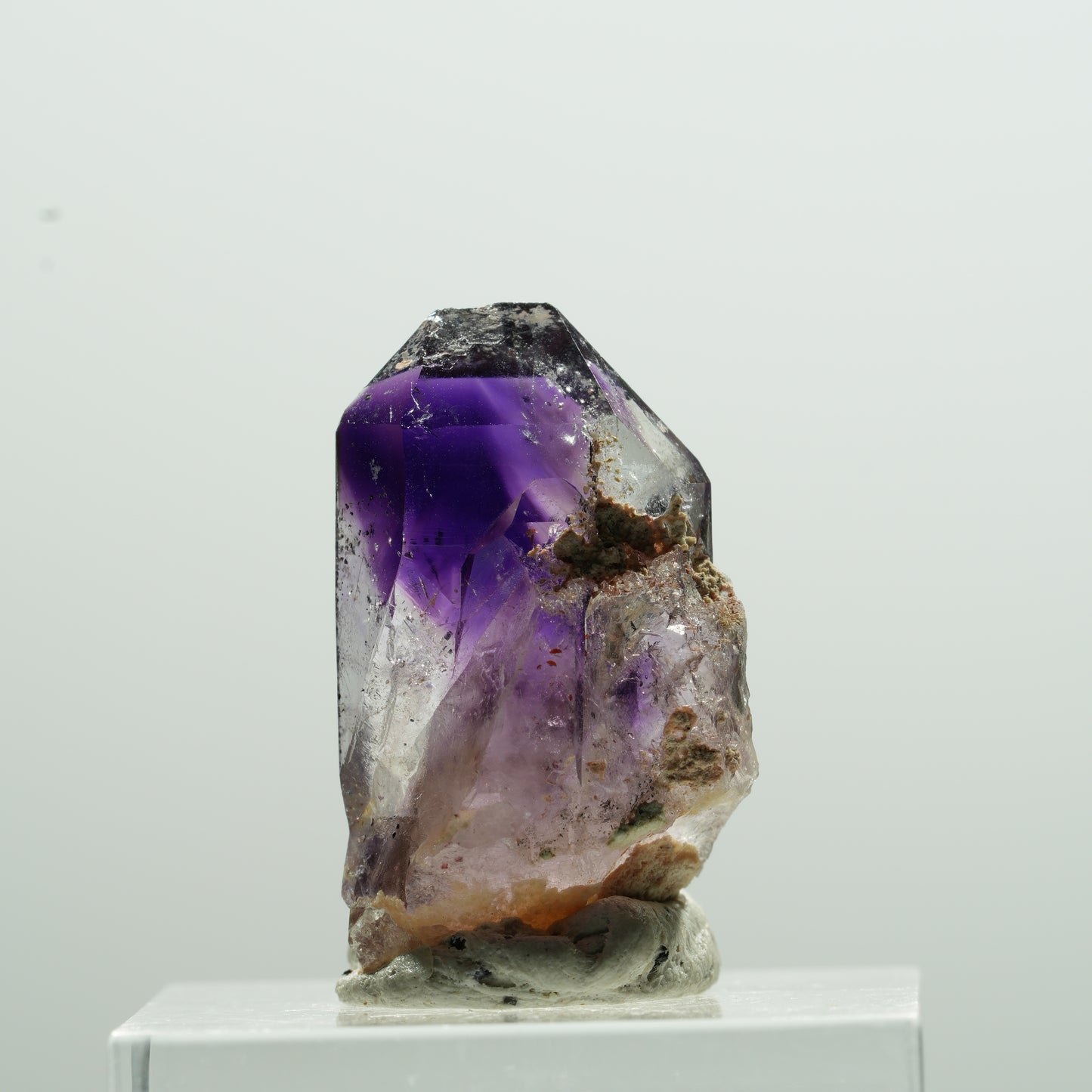 Seltene Phantom Amethyst Zepter Spitze Brandberg, Namibia 26*15*10mm #13612