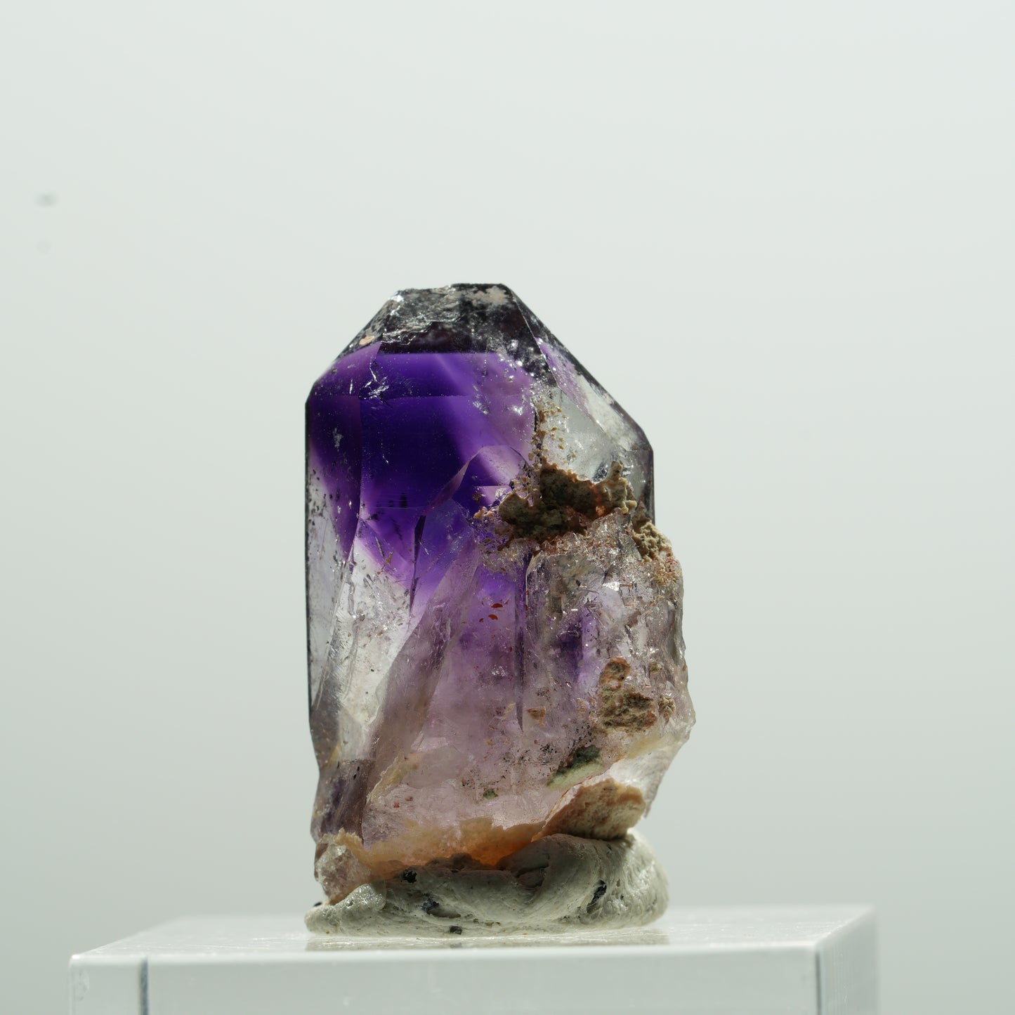 Seltene Phantom Amethyst Zepter Spitze Brandberg, Namibia 26*15*10mm #13612