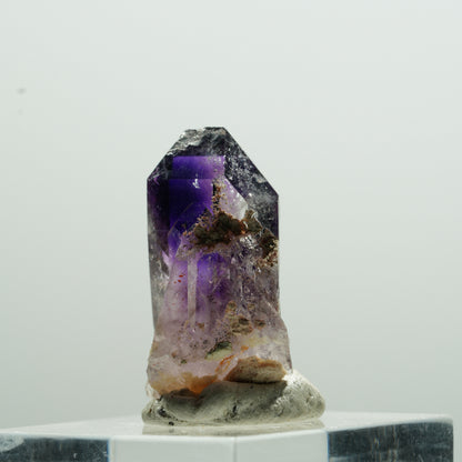 Seltene Phantom Amethyst Zepter Spitze Brandberg, Namibia 26*15*10mm #13612