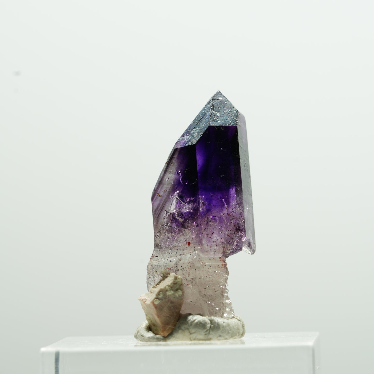 Seltene Skelett Phantom Amethyst Spitze Brandberg, Namibia 29*14*10mm #13613
