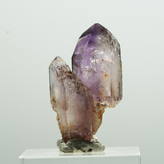 Seltene Phantom Amethyst Doppelender Spitzen Brandberg, Namibia 32*19*10mm #13614