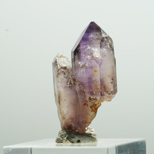 Seltene Phantom Amethyst Doppelender Spitzen Brandberg, Namibia 32*19*10mm #13614