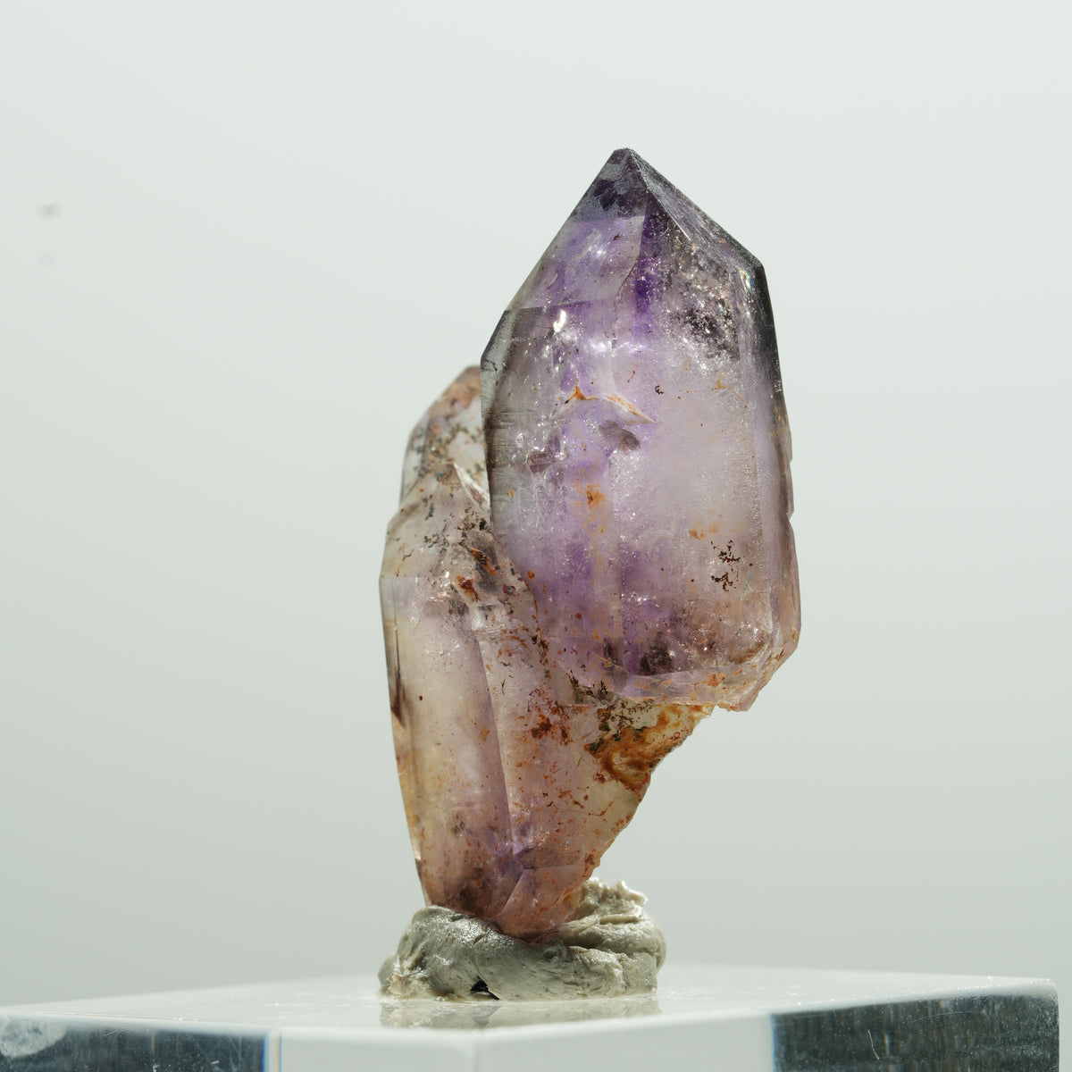 Seltene Phantom Amethyst Doppelender Spitzen Brandberg, Namibia 32*19*10mm #13614