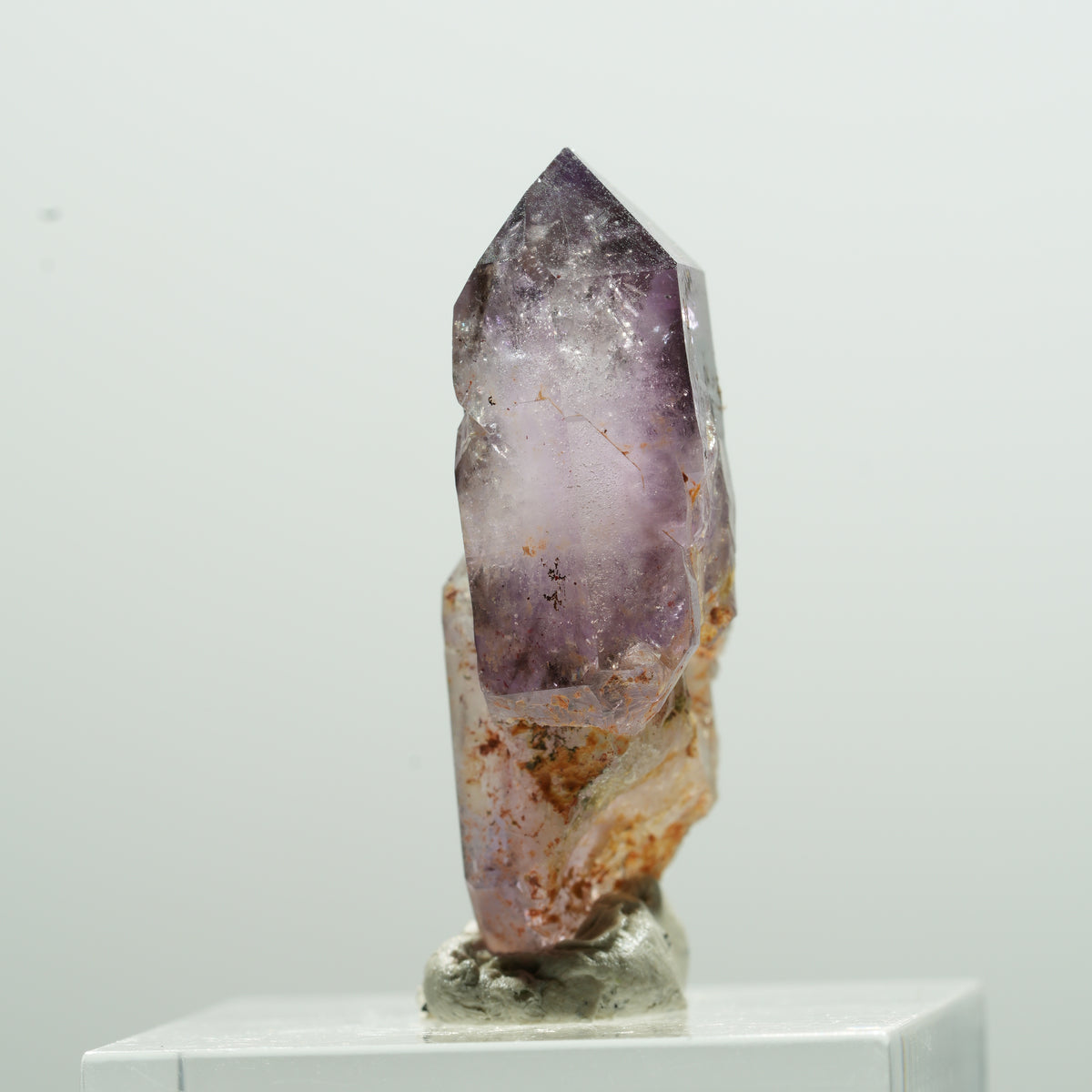 Seltene Phantom Amethyst Doppelender Spitzen Brandberg, Namibia 32*19*10mm #13614
