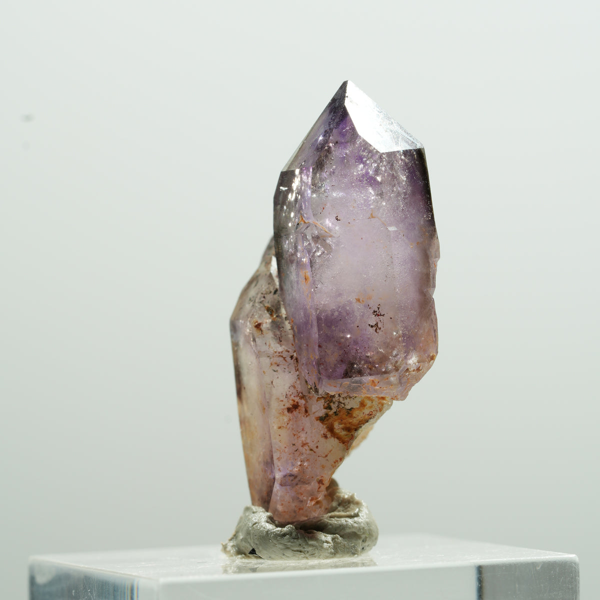 Seltene Phantom Amethyst Doppelender Spitzen Brandberg, Namibia 32*19*10mm #13614