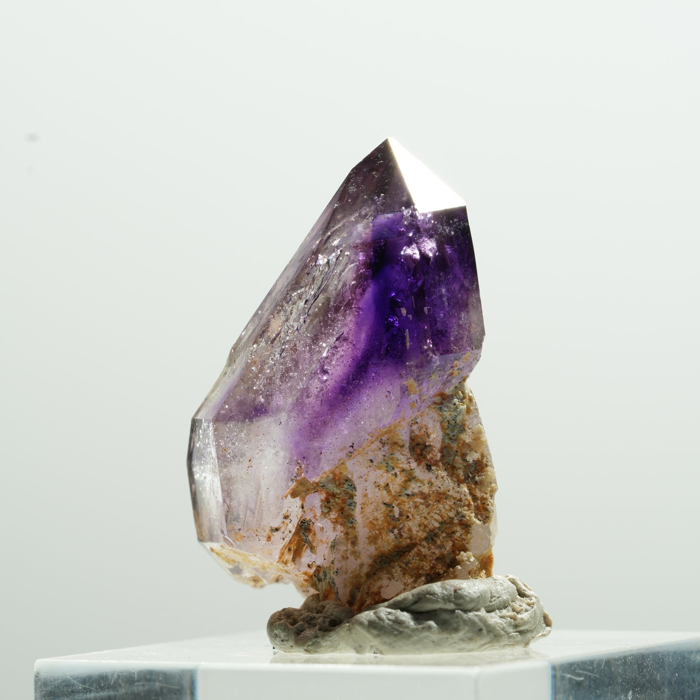 Enhydro Phantom Amethyst Spitze, 1x Blase Brandberg, Namibia 29*19*12mm #13615