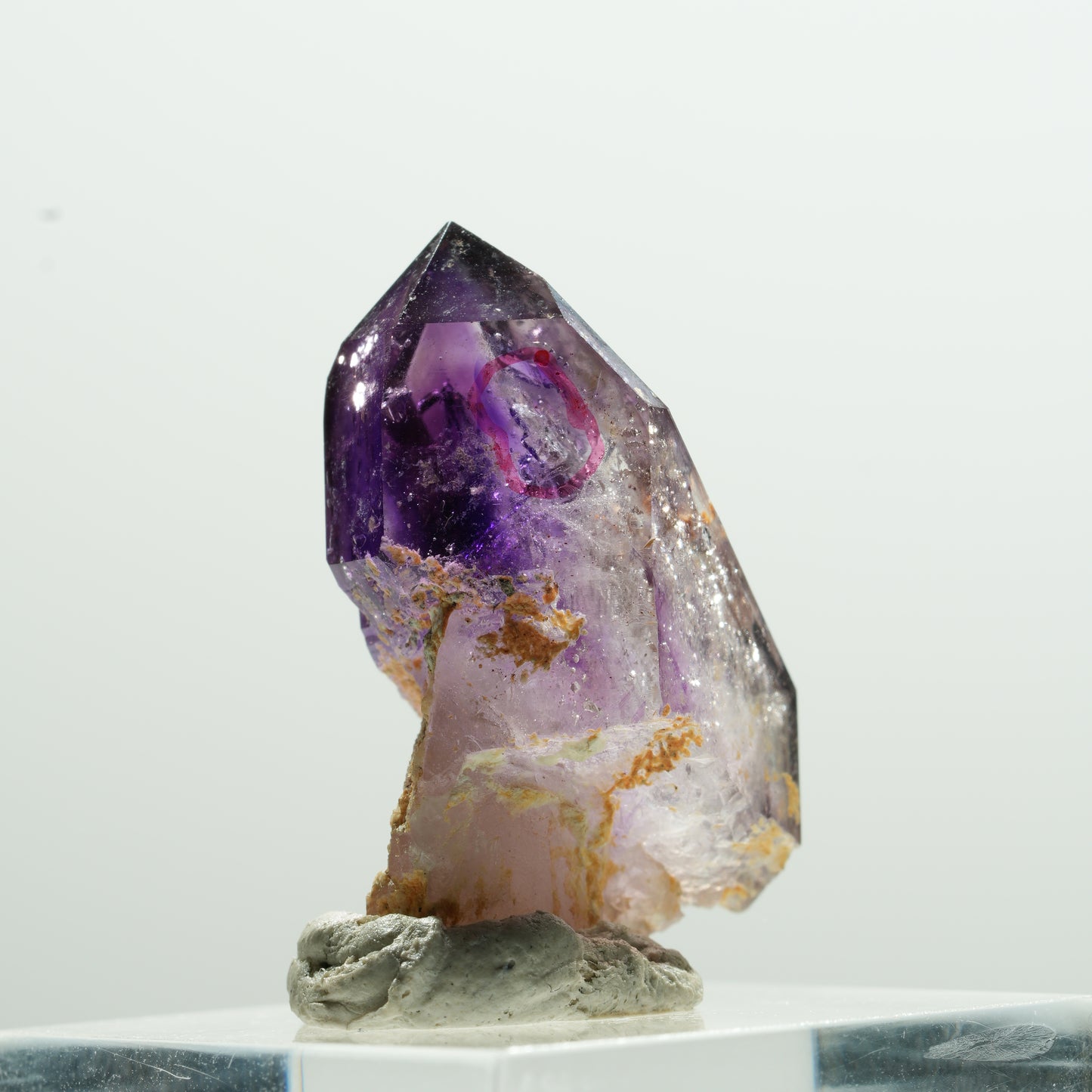 Enhydro Phantom Amethyst Spitze, 1x Blase Brandberg, Namibia 29*19*12mm #13615