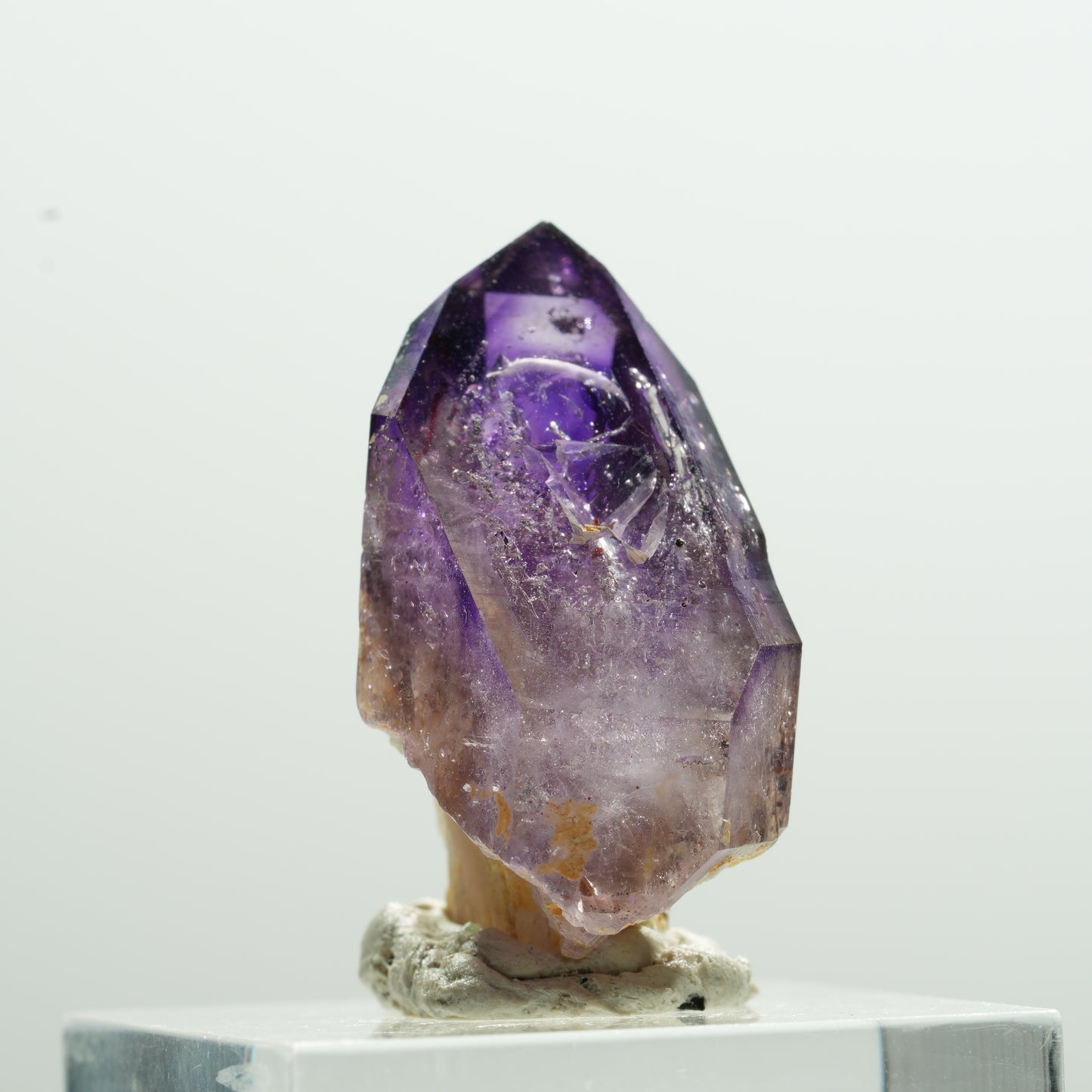 Enhydro Phantom Amethyst Spitze, 1x Blase Brandberg, Namibia 29*19*12mm #13615