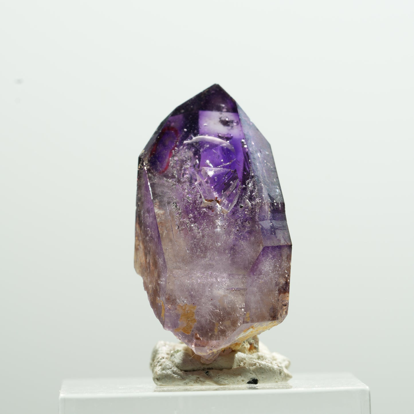 Enhydro Phantom Amethyst Spitze, 1x Blase Brandberg, Namibia 29*19*12mm #13615