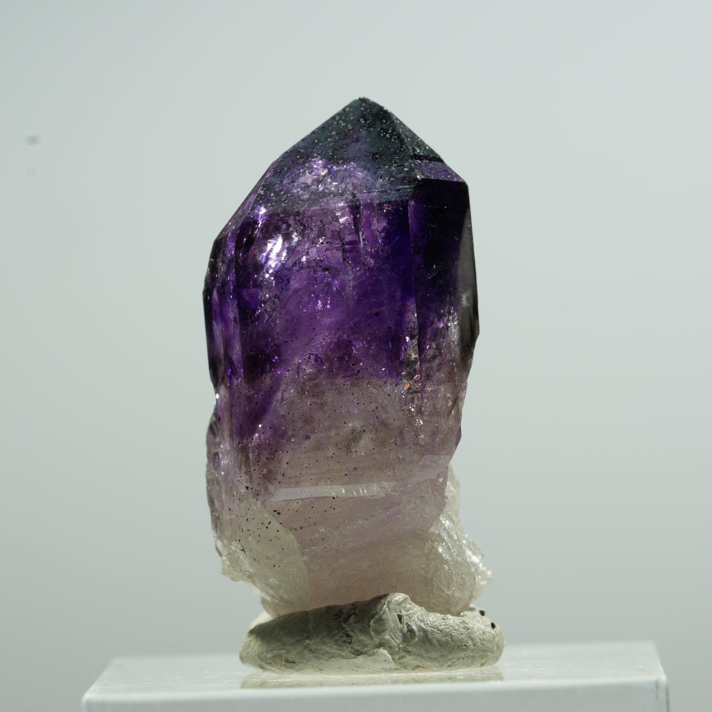 Enhydro Phantom Amethyst Spitze, 1x Blase Brandberg, Namibia 29*14*14mm #13617
