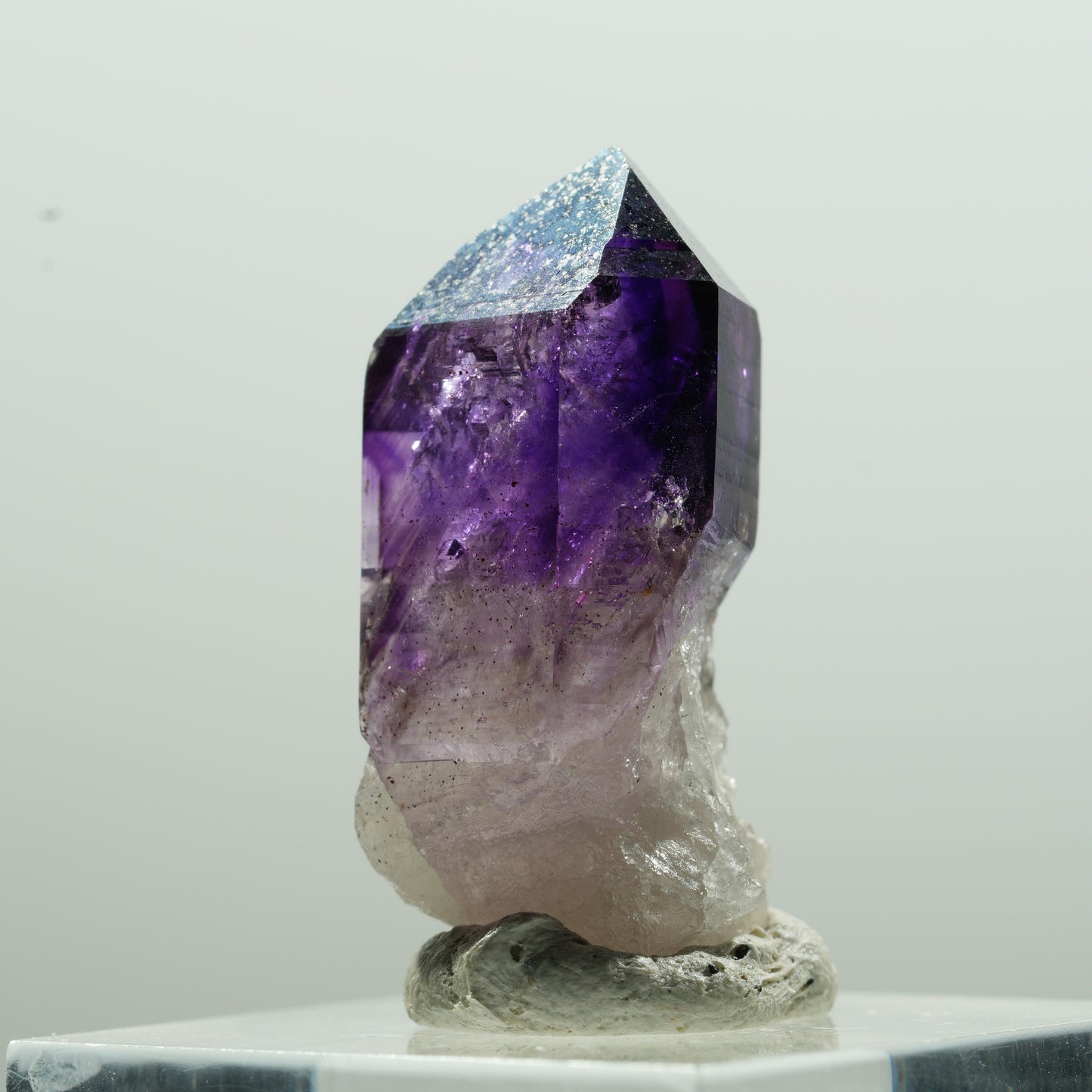 Enhydro Phantom Amethyst Spitze, 1x Blase Brandberg, Namibia 29*14*14mm #13617