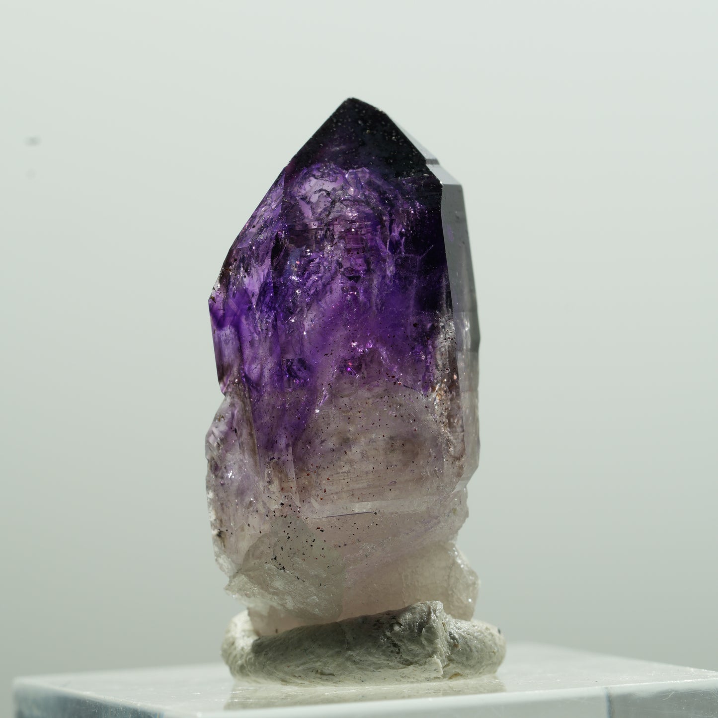 Enhydro Phantom Amethyst Spitze, 1x Blase Brandberg, Namibia 29*14*14mm #13617