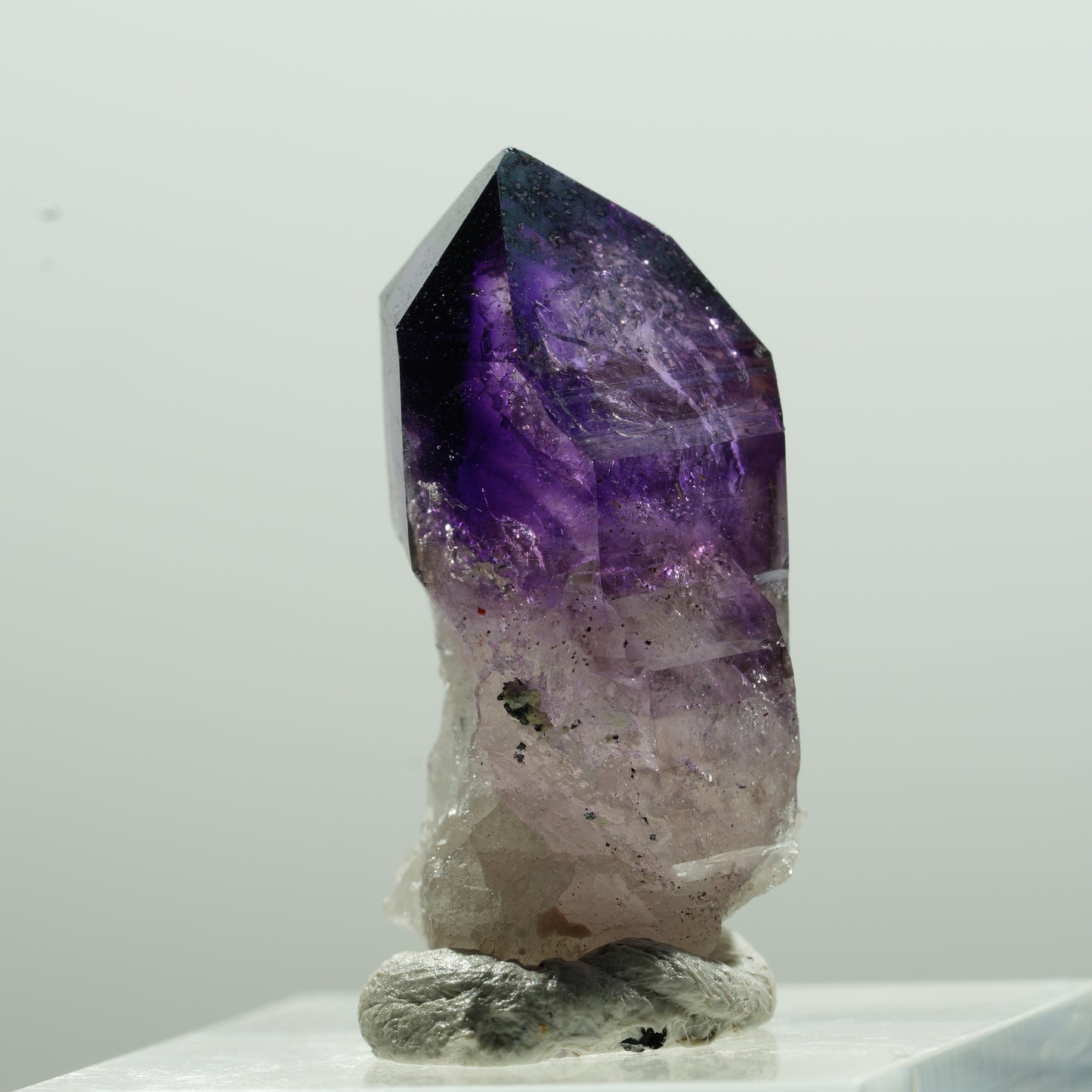 Enhydro Phantom Amethyst Spitze, 1x Blase Brandberg, Namibia 29*14*14mm #13617
