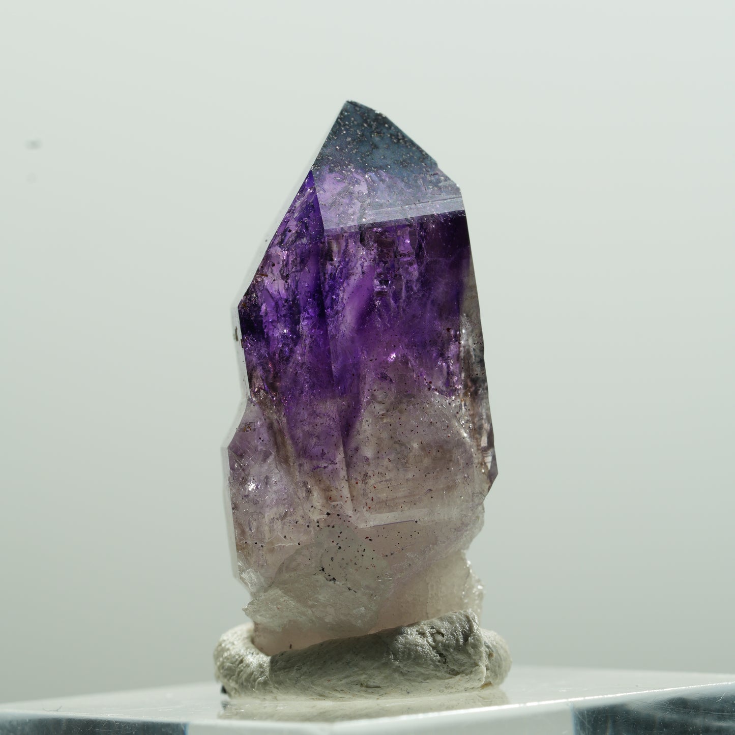 Enhydro Phantom Amethyst Spitze, 1x Blase Brandberg, Namibia 29*14*14mm #13617