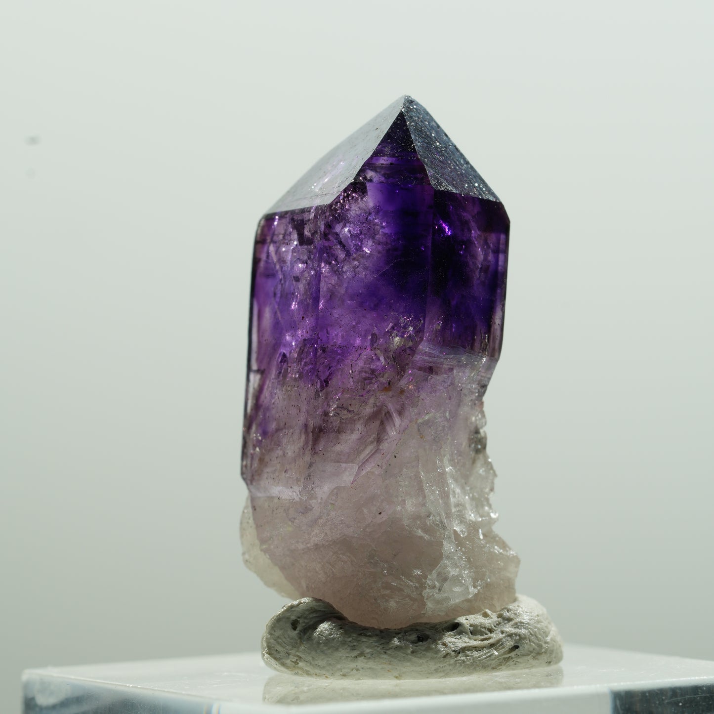Enhydro Phantom Amethyst Spitze, 1x Blase Brandberg, Namibia 29*14*14mm #13617