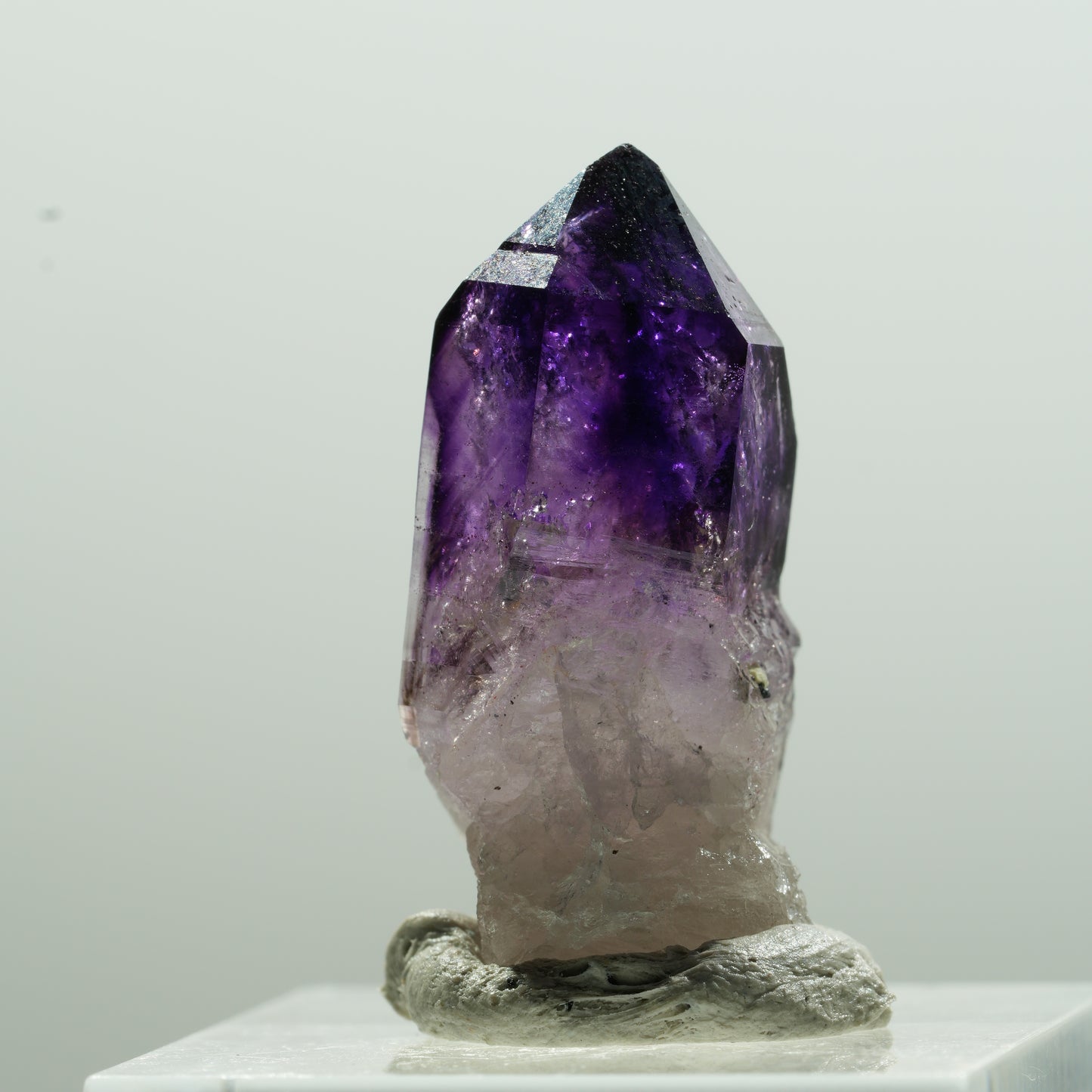 Enhydro Phantom Amethyst Spitze, 1x Blase Brandberg, Namibia 29*14*14mm #13617