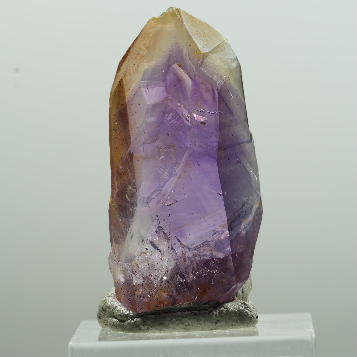 Seltene Skelett Phantom Amethyst Spitze Goboboseb, Namibia 40*20*10mm #13618