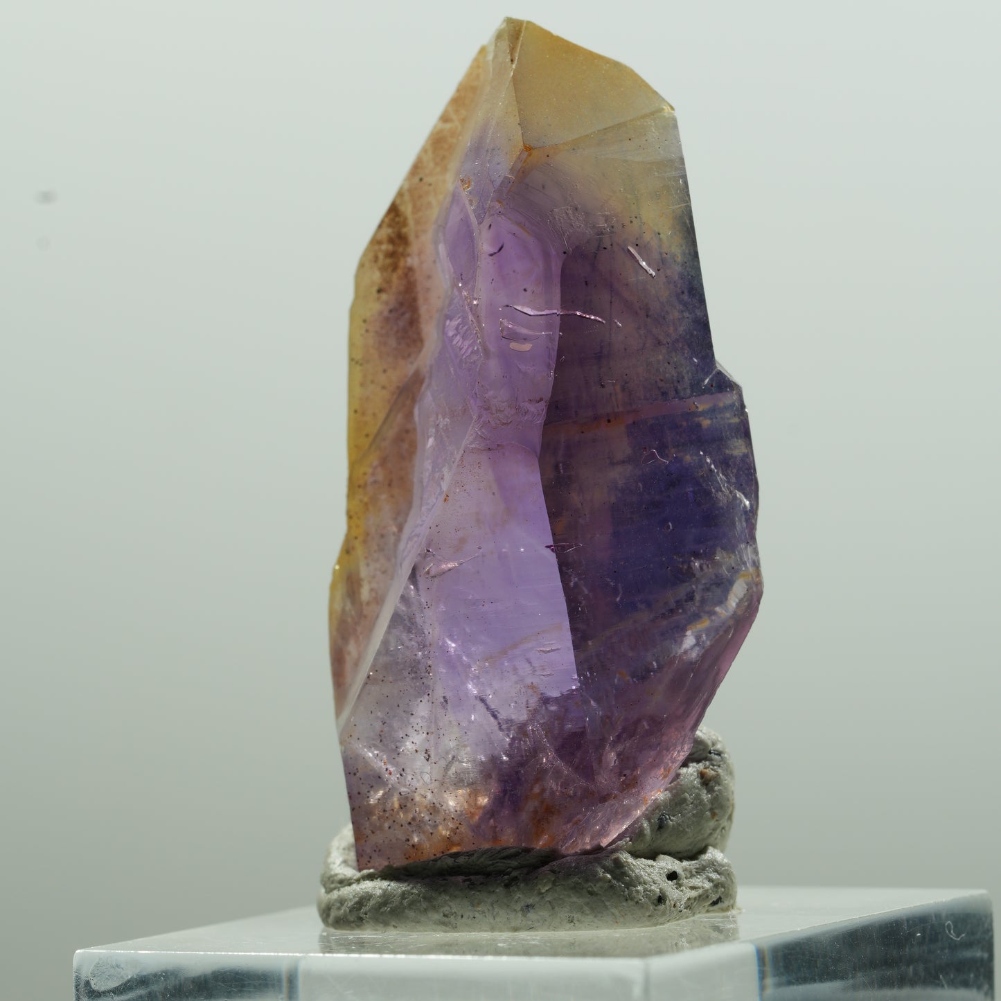 Seltene Skelett Phantom Amethyst Spitze Goboboseb, Namibia 40*20*10mm #13618