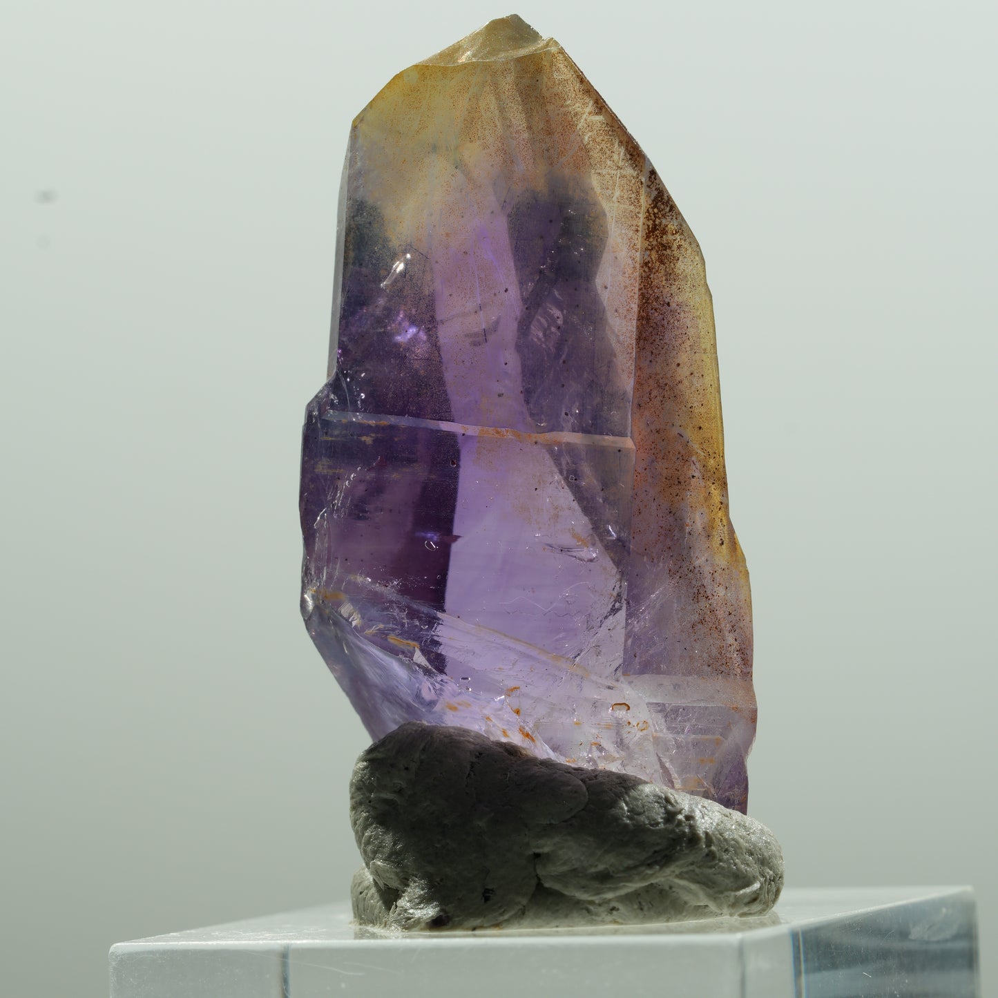 Seltene Skelett Phantom Amethyst Spitze Goboboseb, Namibia 40*20*10mm #13618