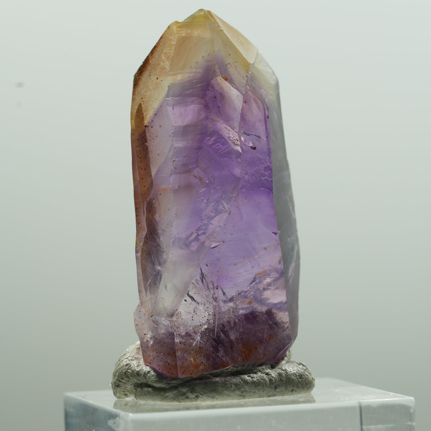 Seltene Skelett Phantom Amethyst Spitze Goboboseb, Namibia 40*20*10mm #13618
