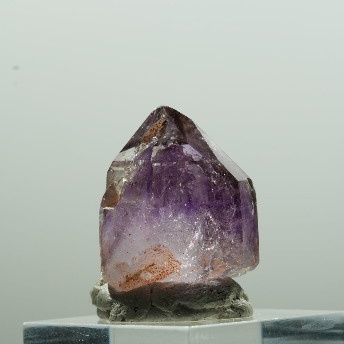 Seltene Skelett Phantom Amethyst Spitze Goboboseb, Namibia 26*19*17mm #13619