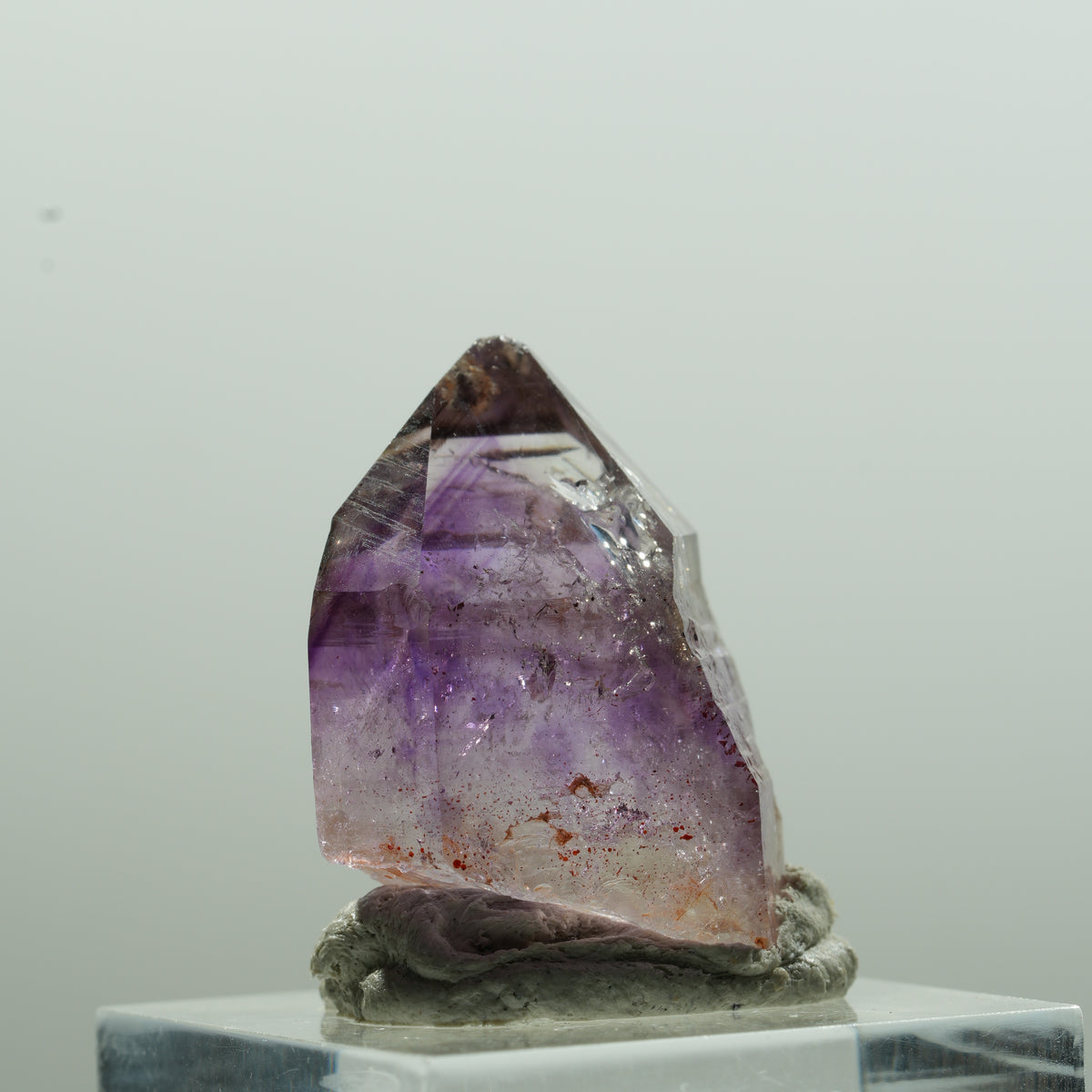 Seltene Skelett Phantom Amethyst Spitze Goboboseb, Namibia 26*19*17mm #13619