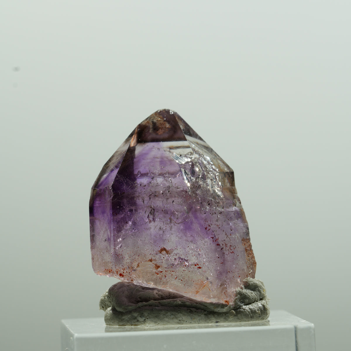 Seltene Skelett Phantom Amethyst Spitze Goboboseb, Namibia 26*19*17mm #13619
