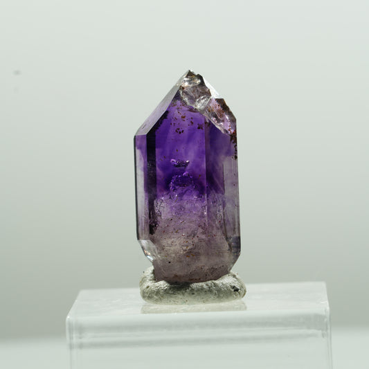 Seltene Skelett Phantom Amethyst Spitze Brandberg, Namibia 27*11*8mm #13620
