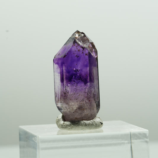 Seltene Skelett Phantom Amethyst Spitze Brandberg, Namibia 27*11*8mm #13620