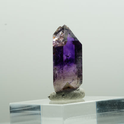 Seltene Skelett Phantom Amethyst Spitze Brandberg, Namibia 27*11*8mm #13620