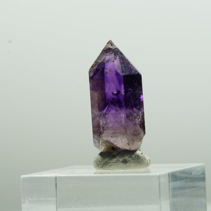 Seltene Skelett Phantom Amethyst Spitze Brandberg, Namibia 27*11*8mm #13620